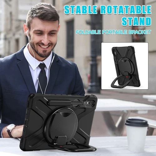 For Samsung Galaxy Tab S9 Ultra S9 Plus S8 Rotating Shockproof Carry Tablet Case - 第 20/89 張圖片