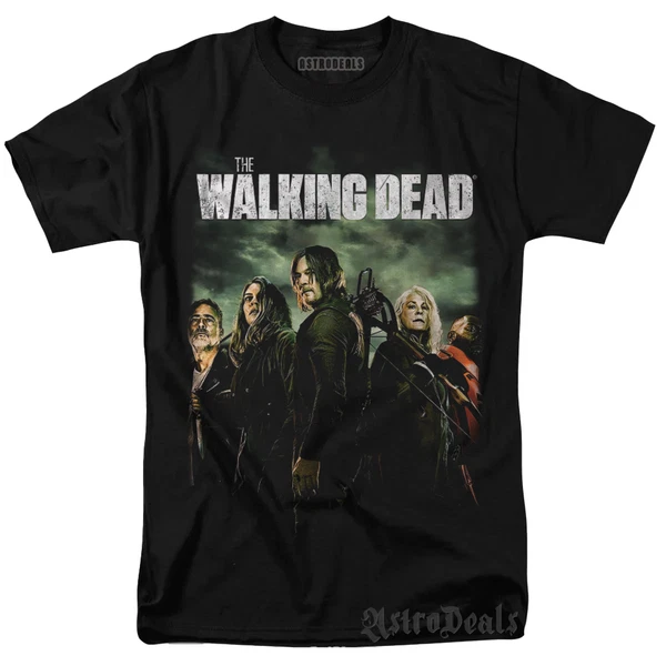 The Walking Dead AMC T shirt Zombie Horror promo graphic design T-Shirt