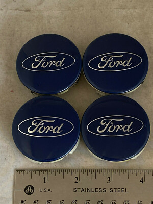 Set of 4 Ford Fiesta Focus Edge C-Max Escape Wheel Hub Center Cap 6M21-1003-AA