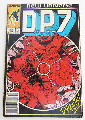DP7 #2 Comic Book December 1986 Fine+ 6.5 Marvel D.P.7