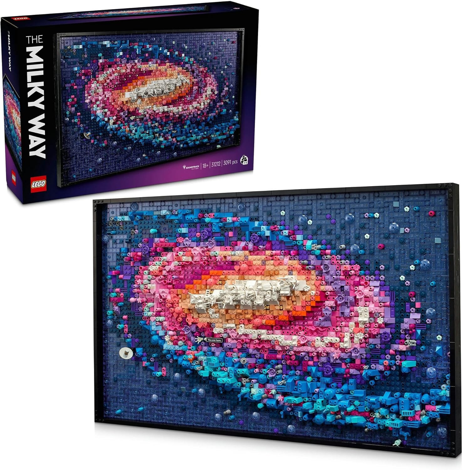 Конструктор LEGO ART MILKY WAY GALAXY из блоков для строительства игрушек 31212 70090₽