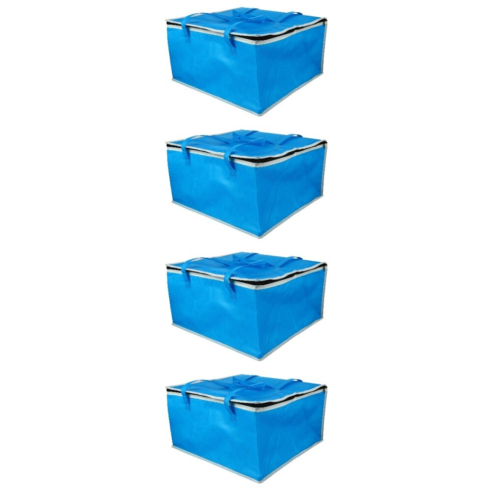 Set of 4 Aluminum Foil Insulation Bags Insulated Food Container eBay