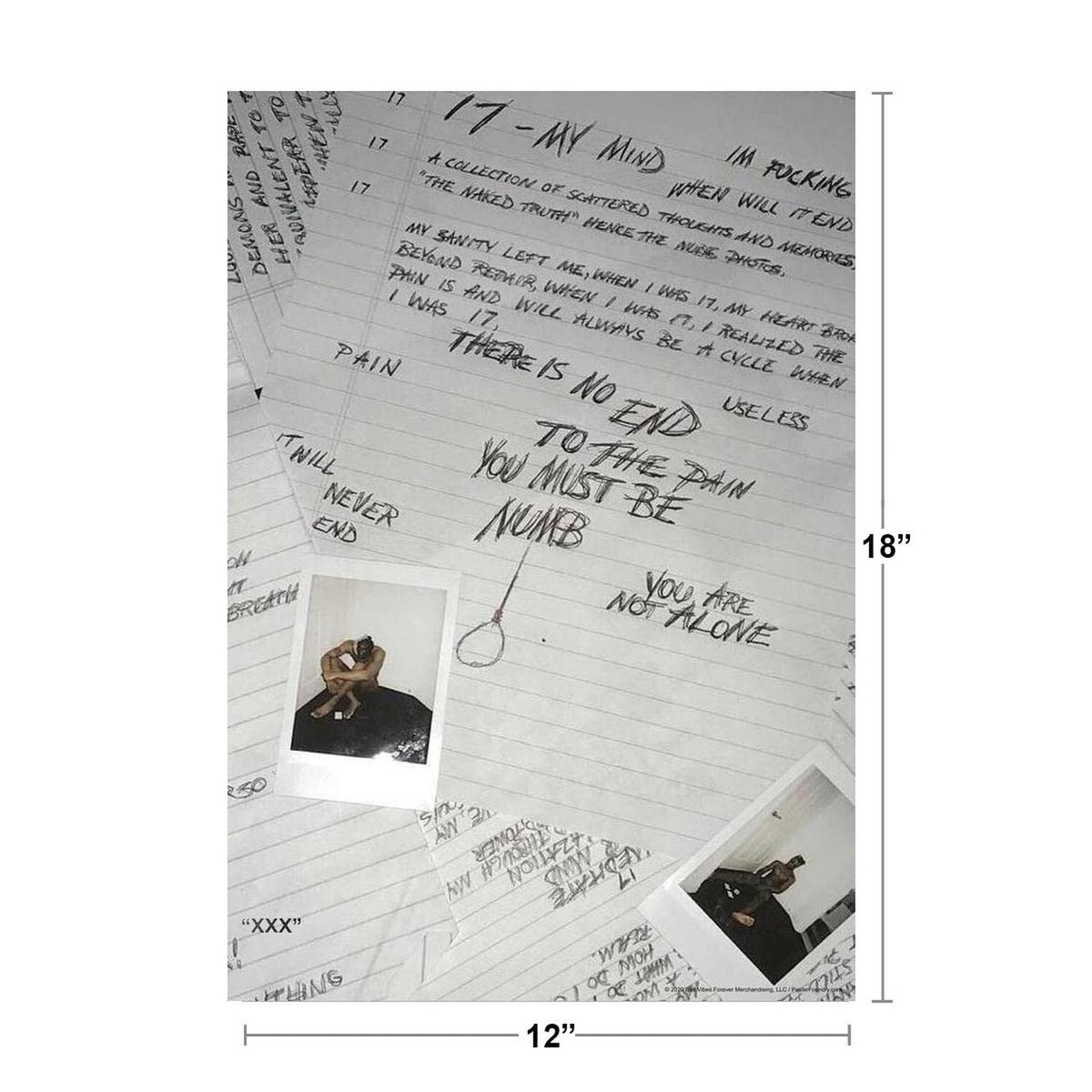 XXXtentacion 17 Album Cover Art Merch XXX Bad Vibes Forever Skins