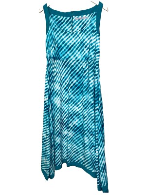 Luxe Women's Midi summer Dress blue white sleeveless stretch size Large Chest | eBay Luxe Women's Midi summer Dress blue white sleeveless stretch size Large Chest | eBay