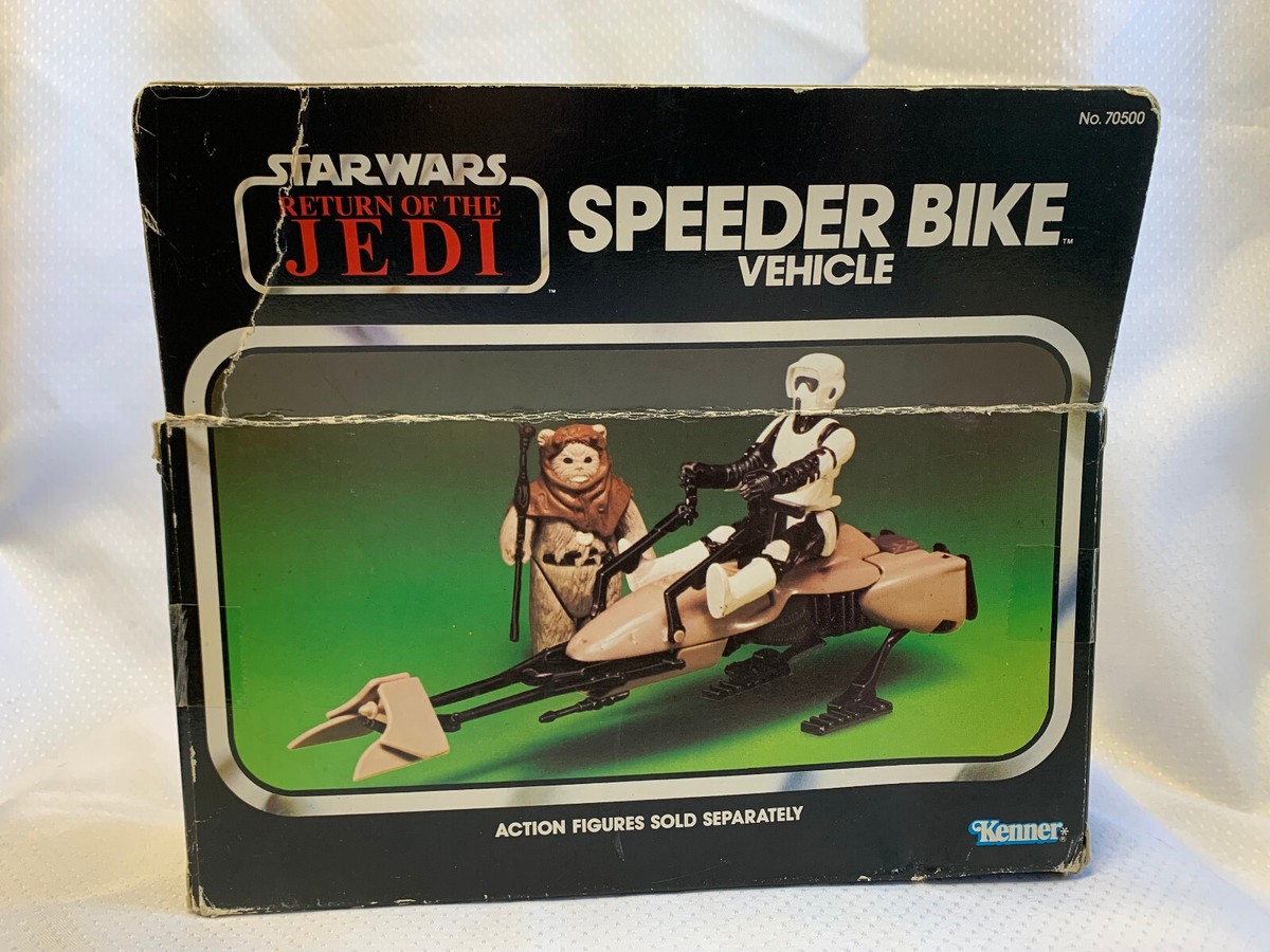 1983 Star Wars Return of the Jedi Speeder Bike Vehicle in Box