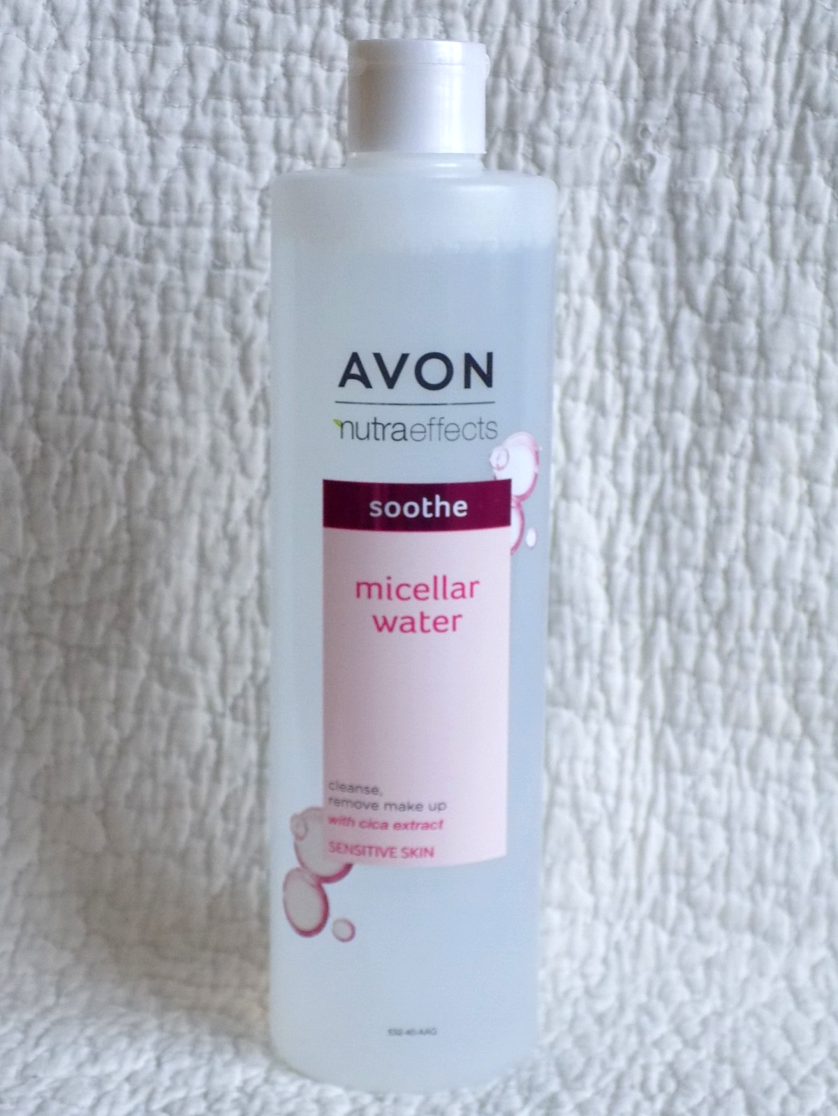 AVON NUTRA EFFECTS SOOTHE MICELLAR WATER ~ CLEANSES & REMOVES MAKE UP ~ 400ml XL