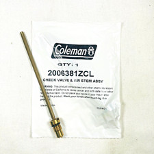 New Coleman Check Valve  Air Stem Assembly 2006381ZCL for Lanterns and Stoves