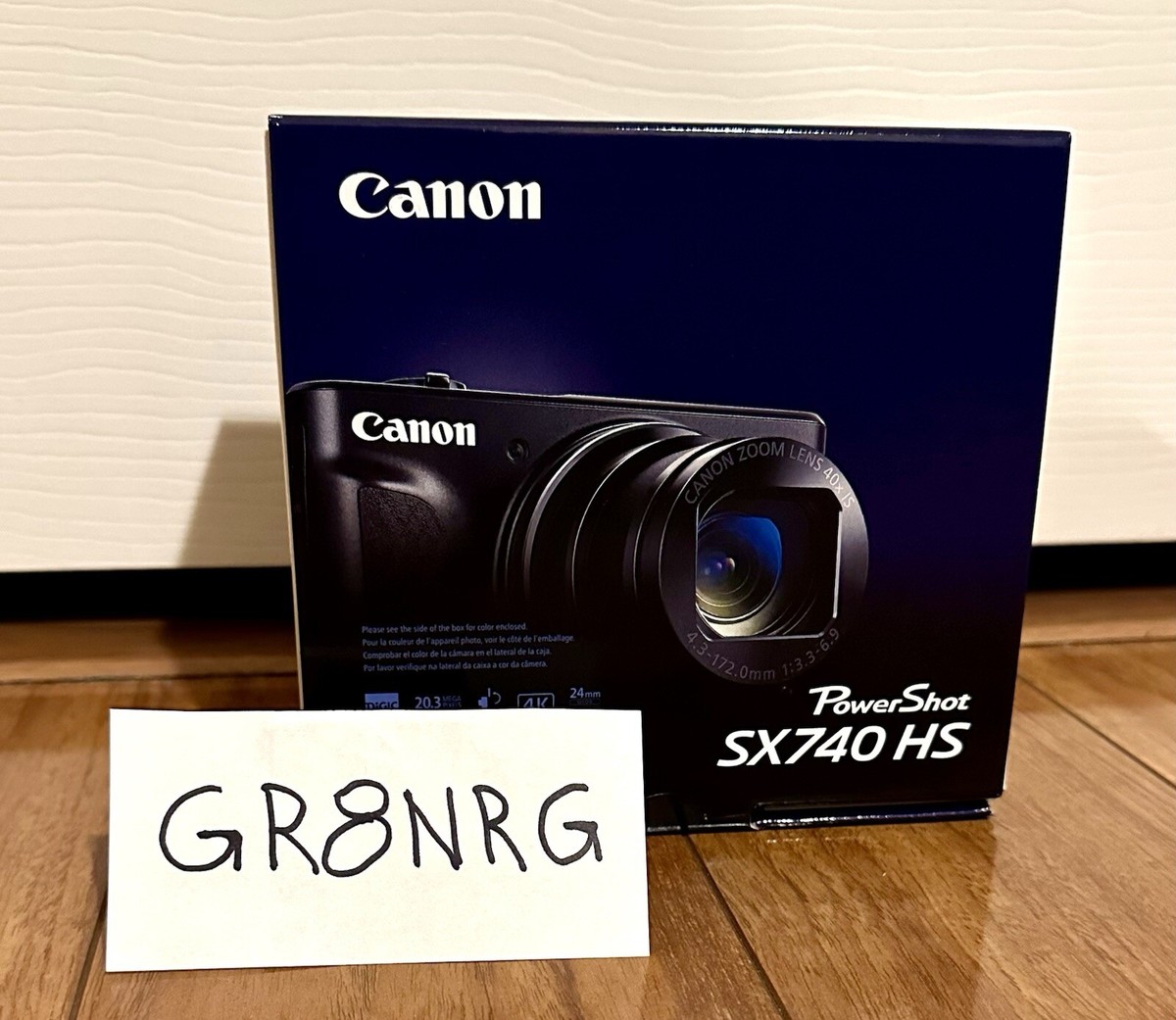 Canon PowerShot SX740 HS Point Shoot Camera Black for