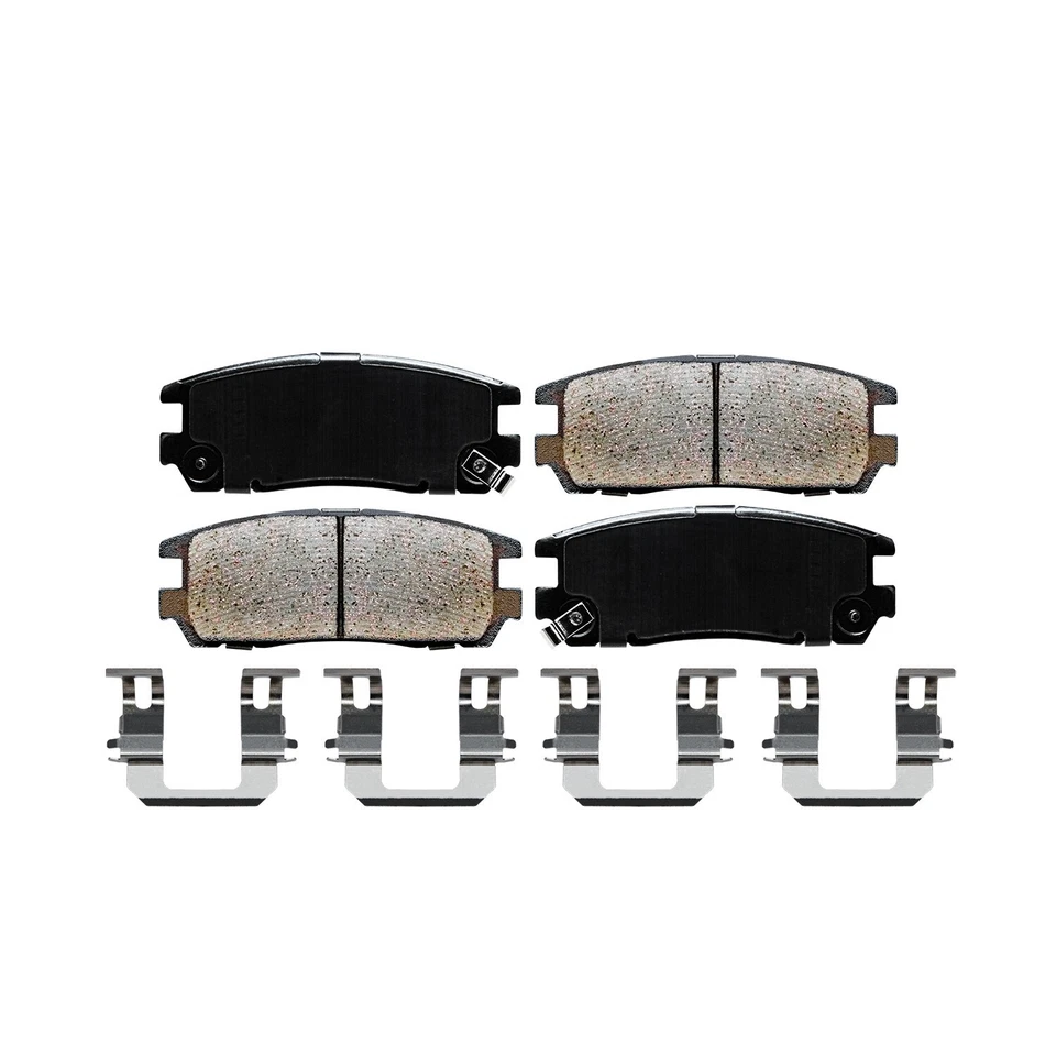 Pastilhas de freio traseiras de cerâmica para Isuzu Amigo Axiom Rodeo Sport Trooper Honda Passport - Imagem 3 de 4