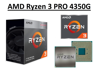 CPU AMD Ryzen 3 PRO 4350G Buy AMD Ryzen 3 Pro 4350G Desktop Processor (4 GHz, 4 Cores