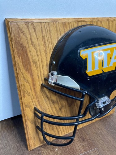 University of Wisconsin Oshkosh Titans Football Full Size Helmet Wall Mount - Picture 3 of 14