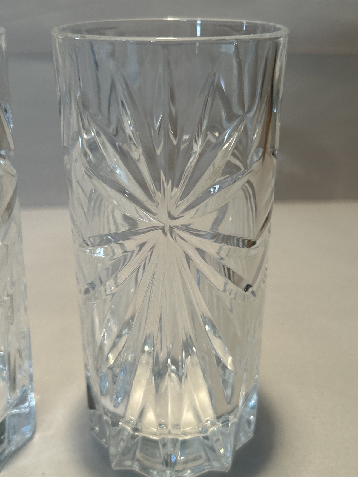 2 ROYAL CRYSTAL ROCK RCR Italy OASIS HIGHBALL GLASSES 10 OZ EXCELLENT 5 3/4"