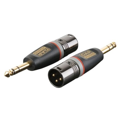 DAP Audio XGA28 - XLR/M 3p. > Jack/M Stereo Adapter