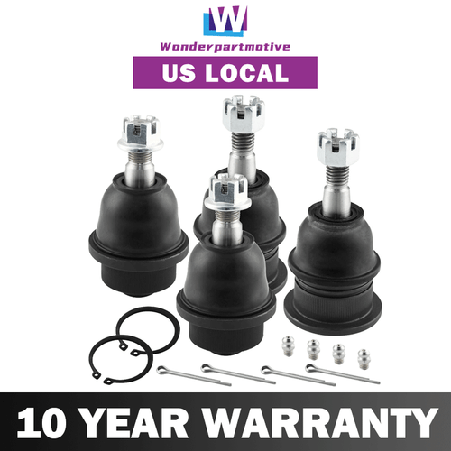 Front Upper and Lower Ball Joints For Chevy GMC Silverado Sierra 1500