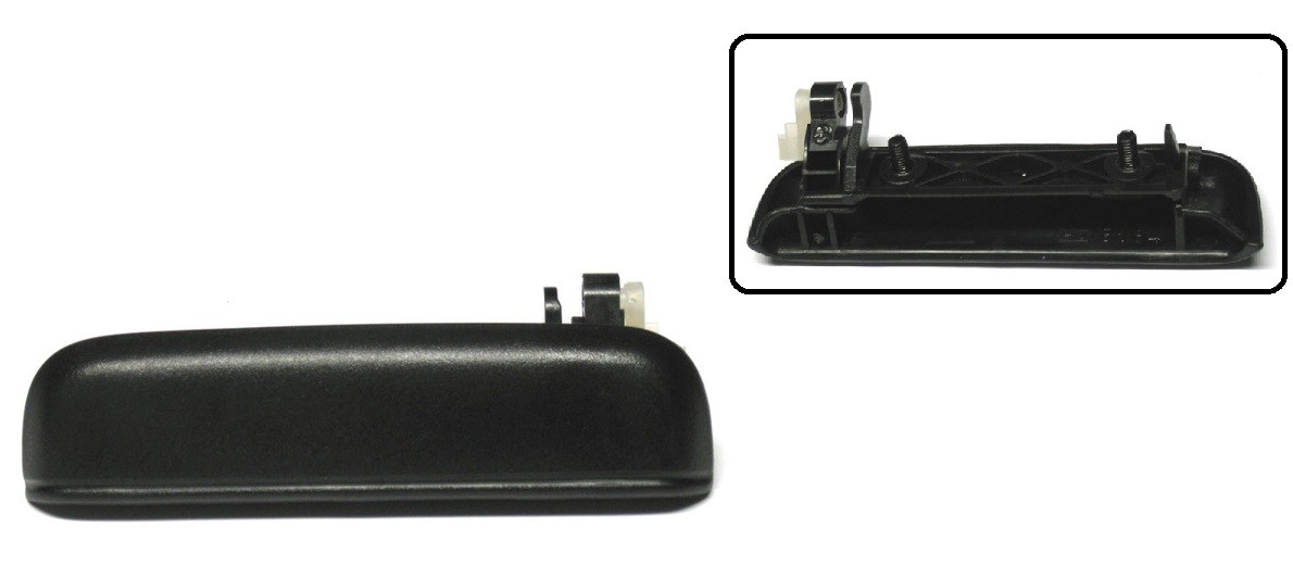 Poignée de porte avant gauche extérieure carrosserie Toyota Tercel 90-99 noir