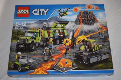 LEGO CITY 60124 Vulkan Forschungsstation NEU! passt zu: 60122,60120,60123,60121