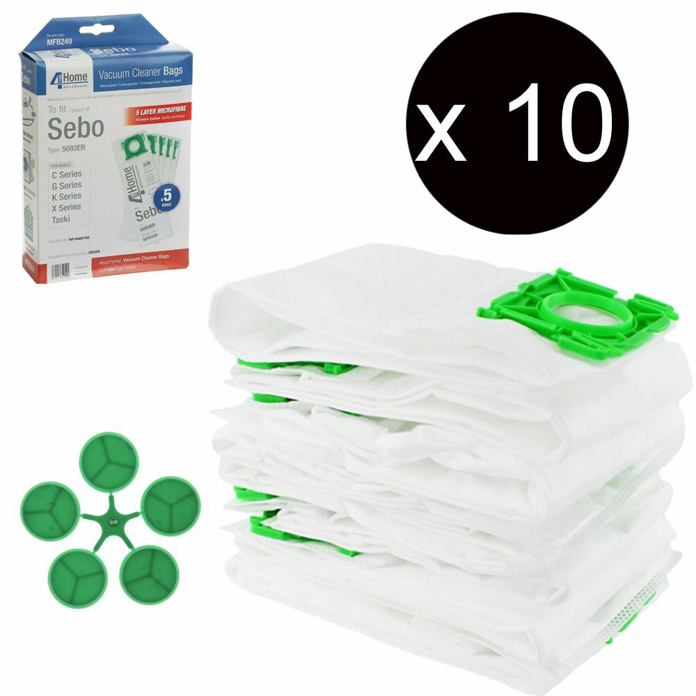 Spare Sebo Vacuum Bags X & C Series 10 Pack 5093
