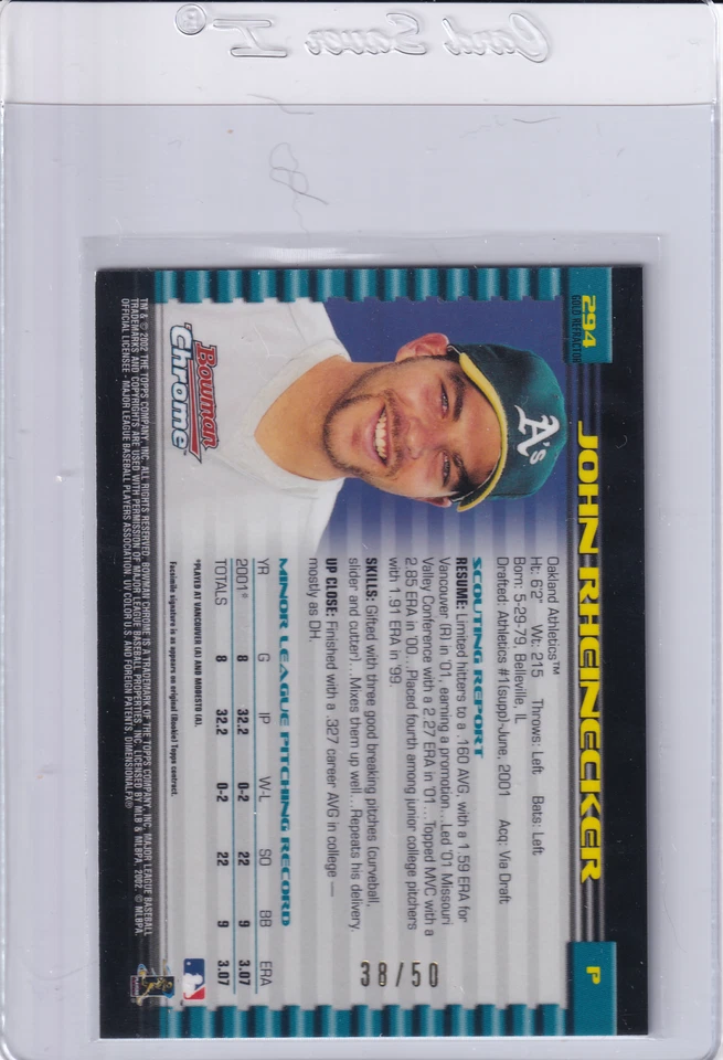 2002 Bowman Chrome Baseball Cards You Pick Gold Refractors Xfractors Refractors - Image 4 of 4