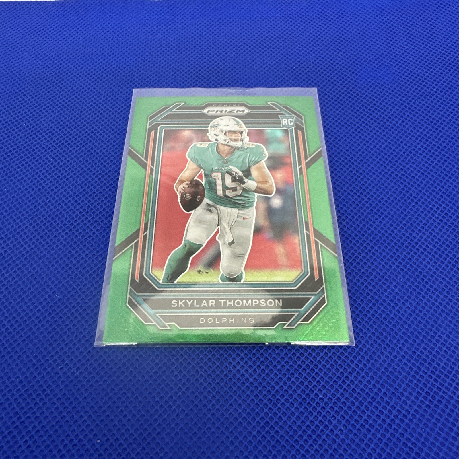 2022 Panini Prizm SKYLAR THOMPSON Miami Dolphins ROOKIE RC Green Prizm #354