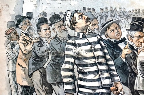 Grand Old Party FELONS QUAY PRISON 1890 REED HARRISON INGALLS WANAMAKER MORTON - Bild 5 von 12