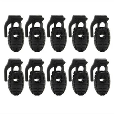 10PCS Grenade Shape Shoelace Buckle Tightening Non-slip Buckle Shoelace Clip