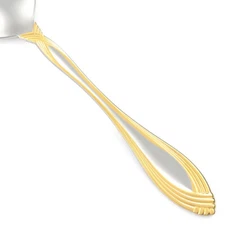 Oneida Community GOLDEN HEIRESS Stainless Gold Accent Silverware CHOICE Flatware