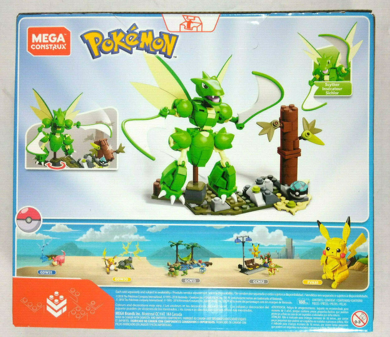 mega construx pokemon scyther