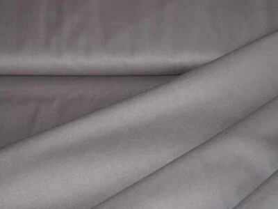 MARKENLOS Baumwollstoff Stoff Unifarben Warm Grau 50x145cm Patchworkstoff Meterware