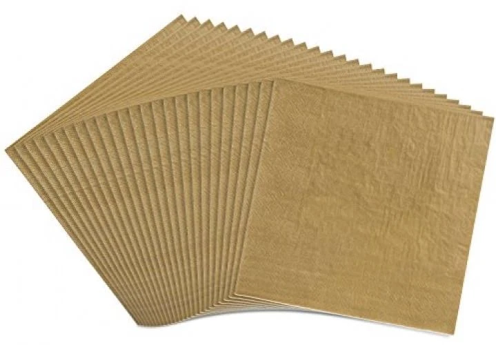  Pack Fiesta Lunares Dorados, Patrón Chevron y Rayas - Juego de 24 Platos de Papel  Foto 4 de 4