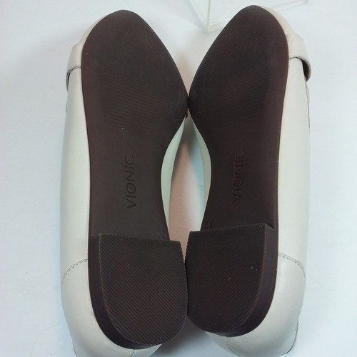 Vionic Savannah Loafers Flats 7.5 W Beige Leather Snake Metallic Arch Support - Bild 7 von 10