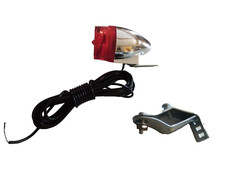 Retro Rücklicht Positionslicht Begrenzungsleuchte 6V-0,5W rote Linse+ 1,6mKabel