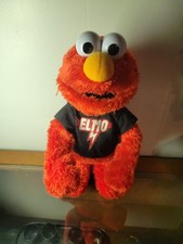 Let's Rock Elmo Animated Singing 14'' Plush Sesame Street Hasbro Toy 2010