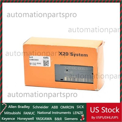 US Free TAX B&R X20 Bus Controller, 1 Profibus DP Interface, X20BC0063 X20
