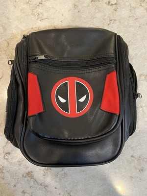 Marvel Deadpool Hanging Toiletry Bag Dopp Kit Travel School Deluxe HTF