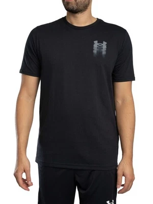 Under Armour Herren Locker geschnittenes T-Shirt mit verschwommenem Logo auf der - Bild 1 von 4