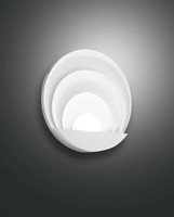 LED Wandleuchte Wohnzimmer Weiß Aluminium T:6,5 Cm 3000 K Dimmbar Wandlampe Flur
