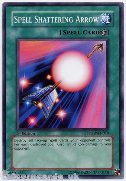 SDZW-EN018 Spell Shattering Arrow 1st edition Mint YuGiOh Card