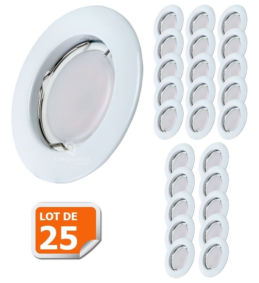 Spot LED encastrable 5W équivalent 50W haute efficacité énergétique