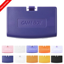 Battery Cover for Nintendo Game Boy Advance GBA Door Black/Glacier/Fuschia/Clear