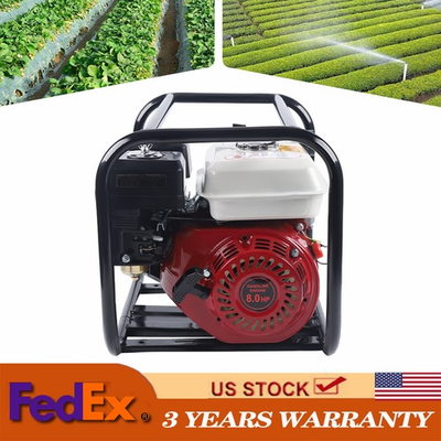 #ad #ad 2quot; Inch 6.5HP Gas Water Semi Trash Pump Gas Power Water Irrigation Transfer Pump $196.06