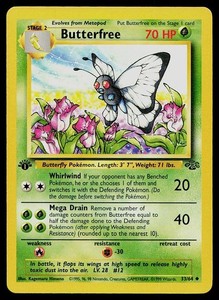Butterfree 33/64 Jungle 1st Edition