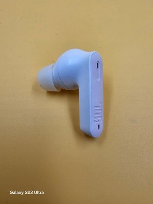 Original JBL Tune Beam Wireless Bluetooth NUR Linker Bud Weiß/ Kopfhörer