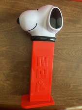 Peanuts Characters Musical SNOOPY Giant PEZ Dispenser Works Great
