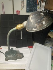 Vintage Arrow Art Deco Gooseneck, desktop lamp. 1930s?