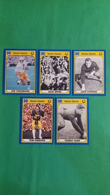 1990 Collegiate Collection Notre Dame (5) Theismann Snow Cannon Gibbons Yarr 