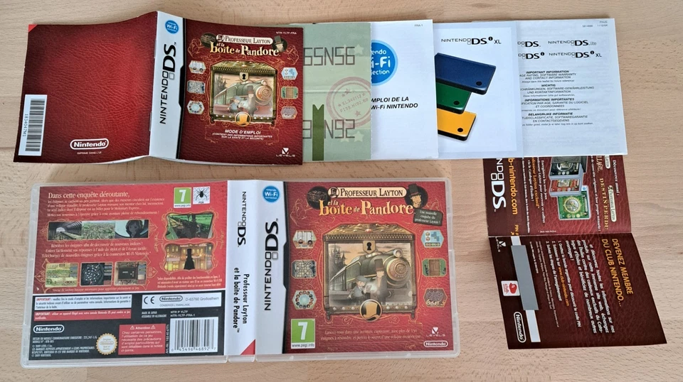 Nintendo DS Boîte Professeur Layton et la boîte de Pandore SANS JEU VIP *JRF - Photo 1/1