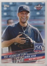 2019 Topps Opening Day 150 Years of Fun Derek Jeter #YOF-22 HOF 02bl