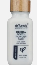 Dr Tung'S Products Herbal Toothpowder Tabs Mint Free 100 Tablets