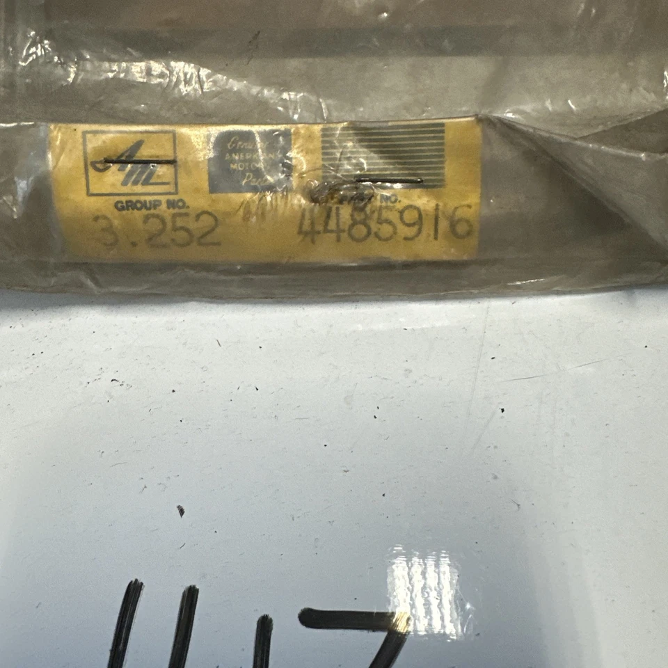 Tapicería de puerta de faro izquierda y derecha AMC Rambler Rebel genuina 4485916 nuevo stock antiguo Foto 2 de 4