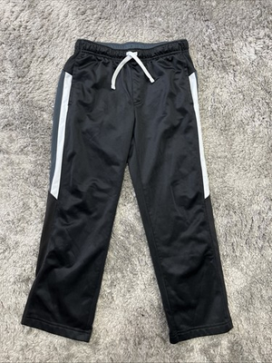 #ad Athletic Works Boys Track Pants Size Large 10 12 Husky Stretch Drawstring $9.99